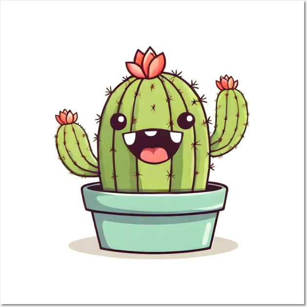 Cute Cactus Wall Art by Jackson Williams